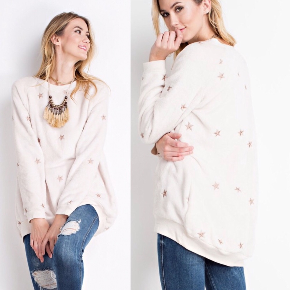RELISTED SIZE MEDIUM AVAILABLE Stars Pullover - Picture 3 of 5